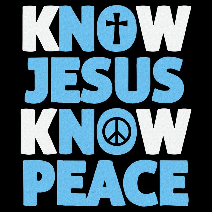 Know Jesus Know Peace No Jesus No Peace Christian Cooling Performance Crew T-Shirt