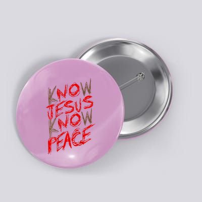 Know Jesus Know Peace Button