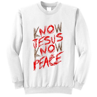 Know Jesus Know Peace Sweatshirt