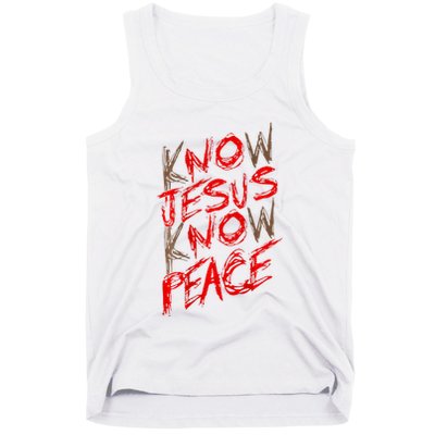 Know Jesus Know Peace Tank Top