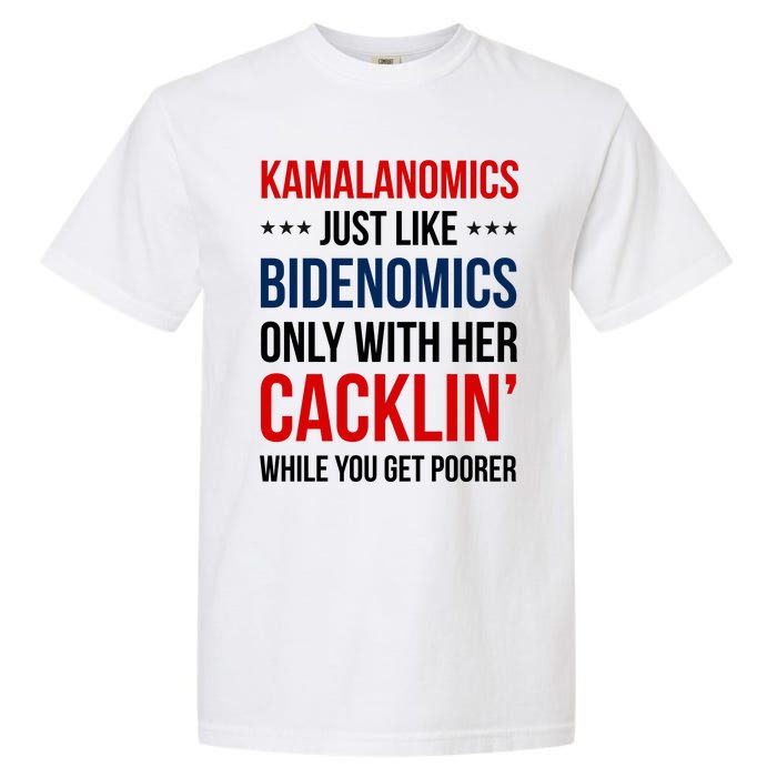 Kamalanomics Just Like Bidenomics Garment-Dyed Heavyweight T-Shirt