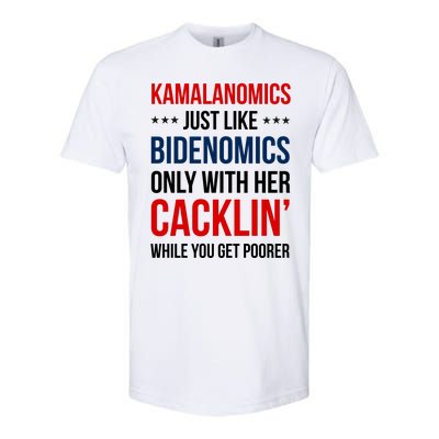 Kamalanomics Just Like Bidenomics Softstyle CVC T-Shirt