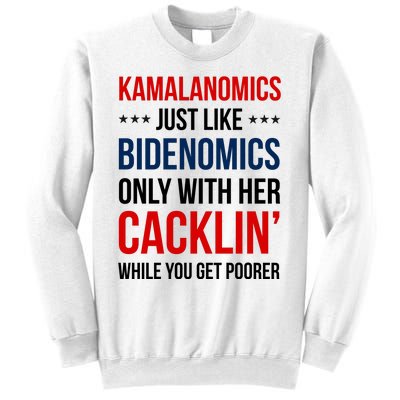 Kamalanomics Just Like Bidenomics Sweatshirt