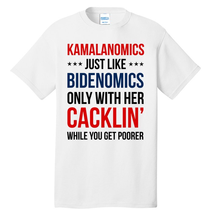 Kamalanomics Just Like Bidenomics Tall T-Shirt