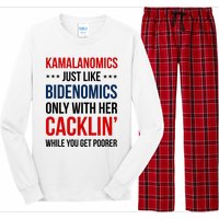 Kamalanomics Just Like Bidenomics Long Sleeve Pajama Set