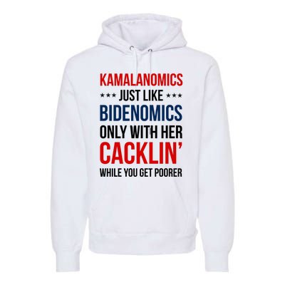 Kamalanomics Just Like Bidenomics Premium Hoodie