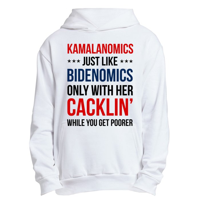 Kamalanomics Just Like Bidenomics Urban Pullover Hoodie