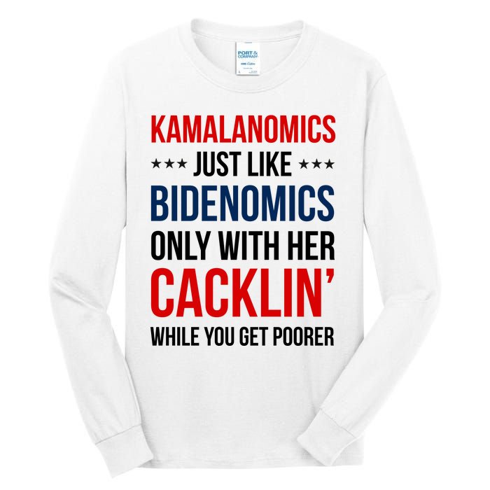 Kamalanomics Just Like Bidenomics Tall Long Sleeve T-Shirt