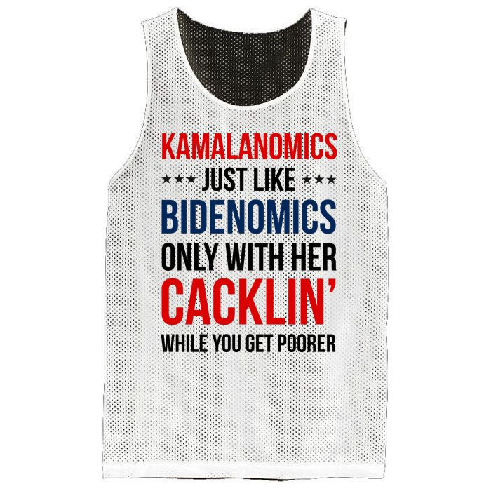 Kamalanomics Just Like Bidenomics Mesh Reversible Basketball Jersey Tank