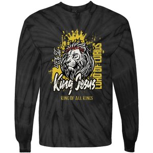 King Jesus Lion Tie-Dye Long Sleeve Shirt