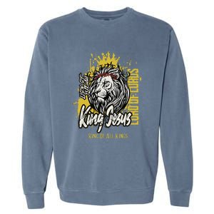 King Jesus Lion Garment-Dyed Sweatshirt