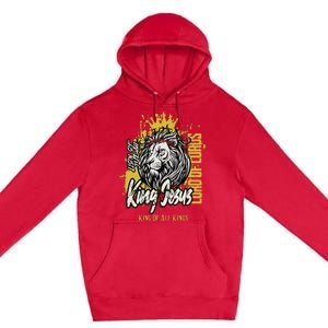 King Jesus Lion Premium Pullover Hoodie