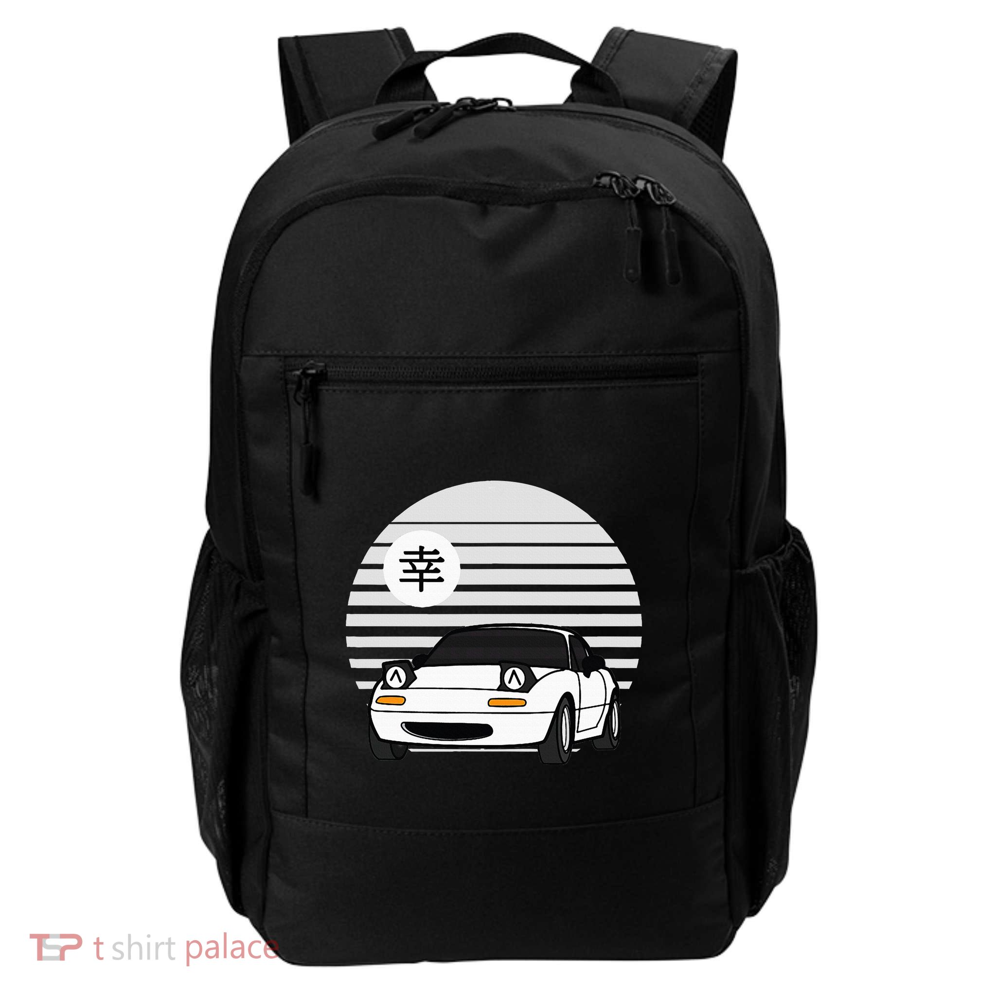 Kawaii Jdm Mx5 Na White Daily Commute Backpack