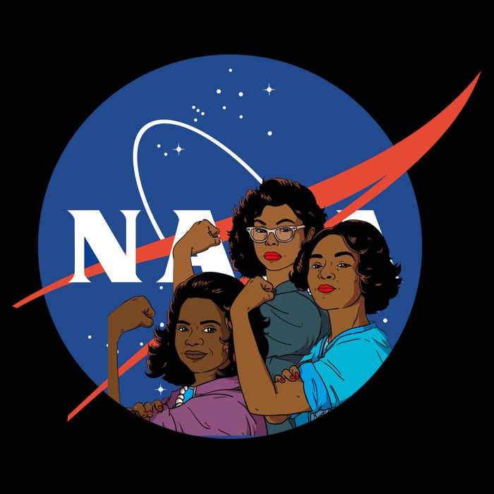 Katherine Johnson Mary Jackson Dorothy Vaugha Black History Month Proud Drawstring Bag