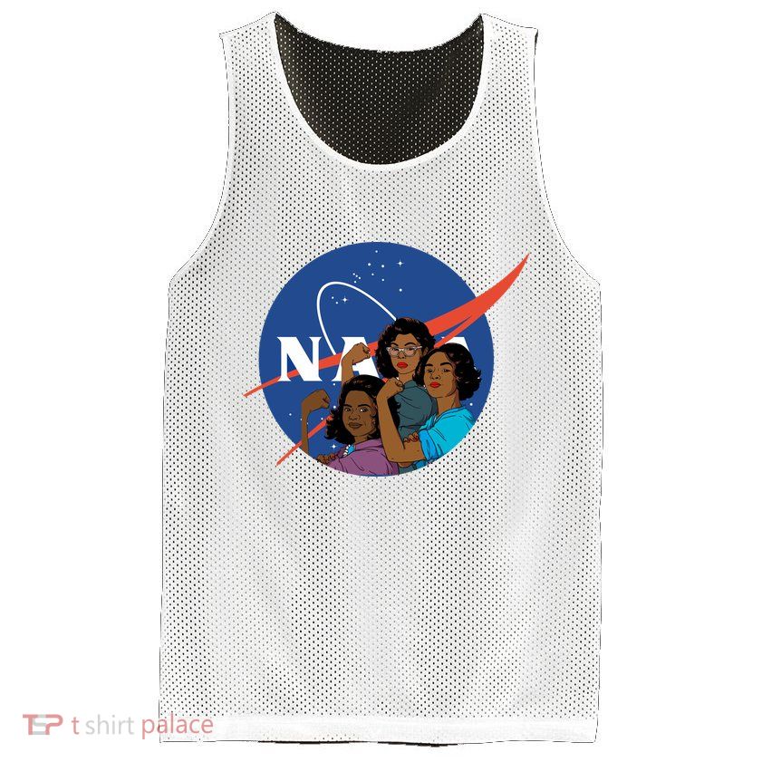 Katherine Johnson Mary Jackson Dorothy Vaugha Black History Month Proud Mesh Reversible Basketball Jersey Tank