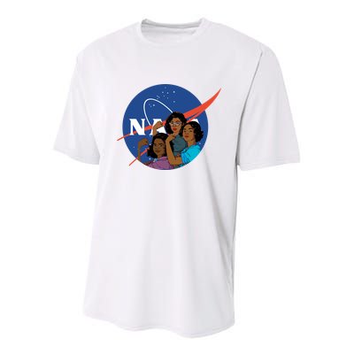 Katherine Johnson Mary Jackson Dorothy Vaugha Black History Month Proud Youth Performance Sprint T-Shirt