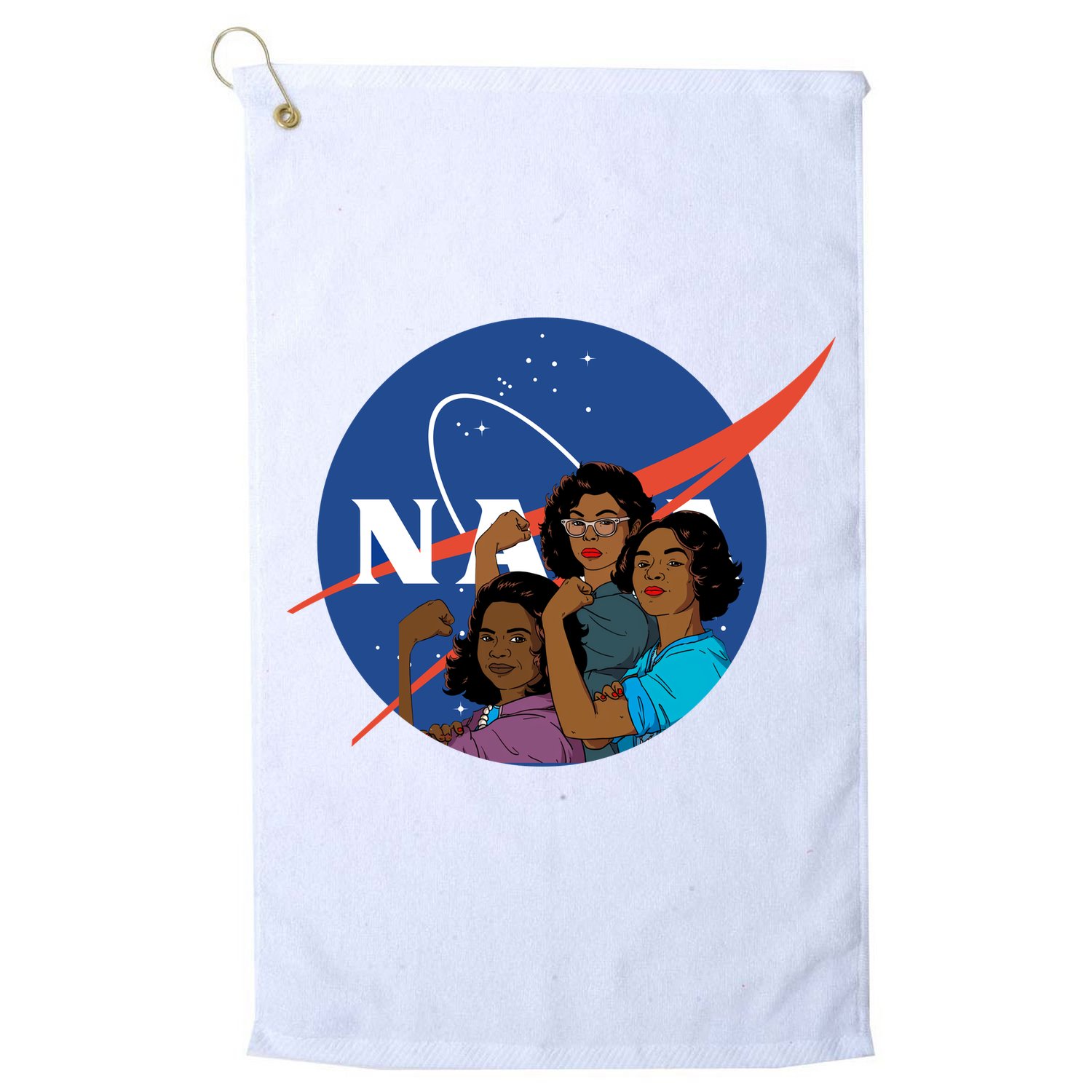 Katherine Johnson Mary Jackson Dorothy Vaugha Black History Month Proud Golf Towel