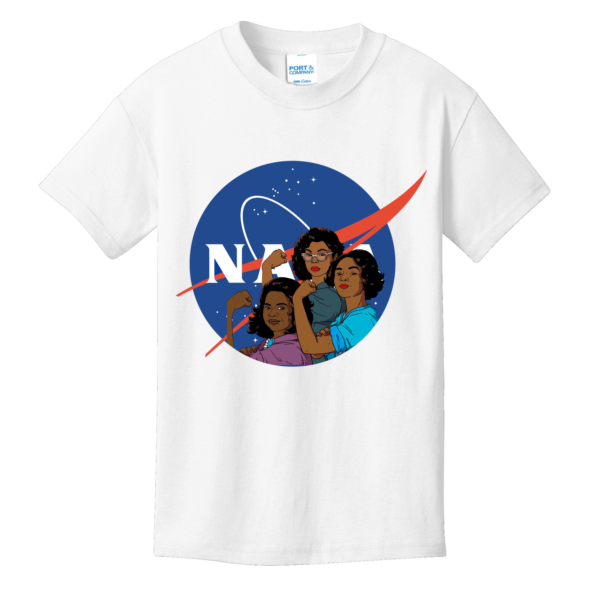 Katherine Johnson Mary Jackson Dorothy Vaugha Black History Month Proud Kids T-Shirt