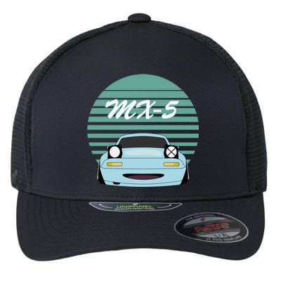 Kawaii JDM MX5 NA Baby Blue Flexfit Unipanel Trucker Cap