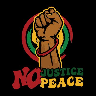 Know Justice No Peace Black Pride History Protest Gift T-Shirt