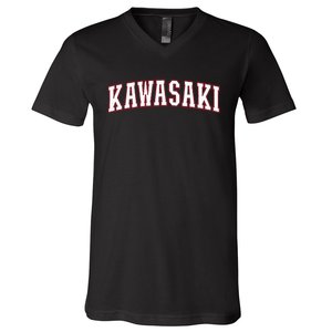 Kawasaki Japan Nihon Japan Kawasaki V-Neck T-Shirt