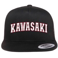 Kawasaki Japan Nihon Japan Kawasaki Flat Bill Trucker Hat