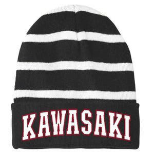 Kawasaki Japan Nihon Japan Kawasaki Striped Beanie with Solid Band