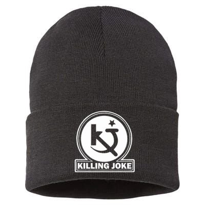 KILLING JOKE POSTS PUNK LOGO Sustainable Knit Beanie