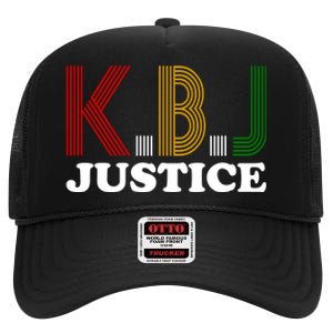 KBJ Justice Retro High Crown Mesh Back Trucker Hat