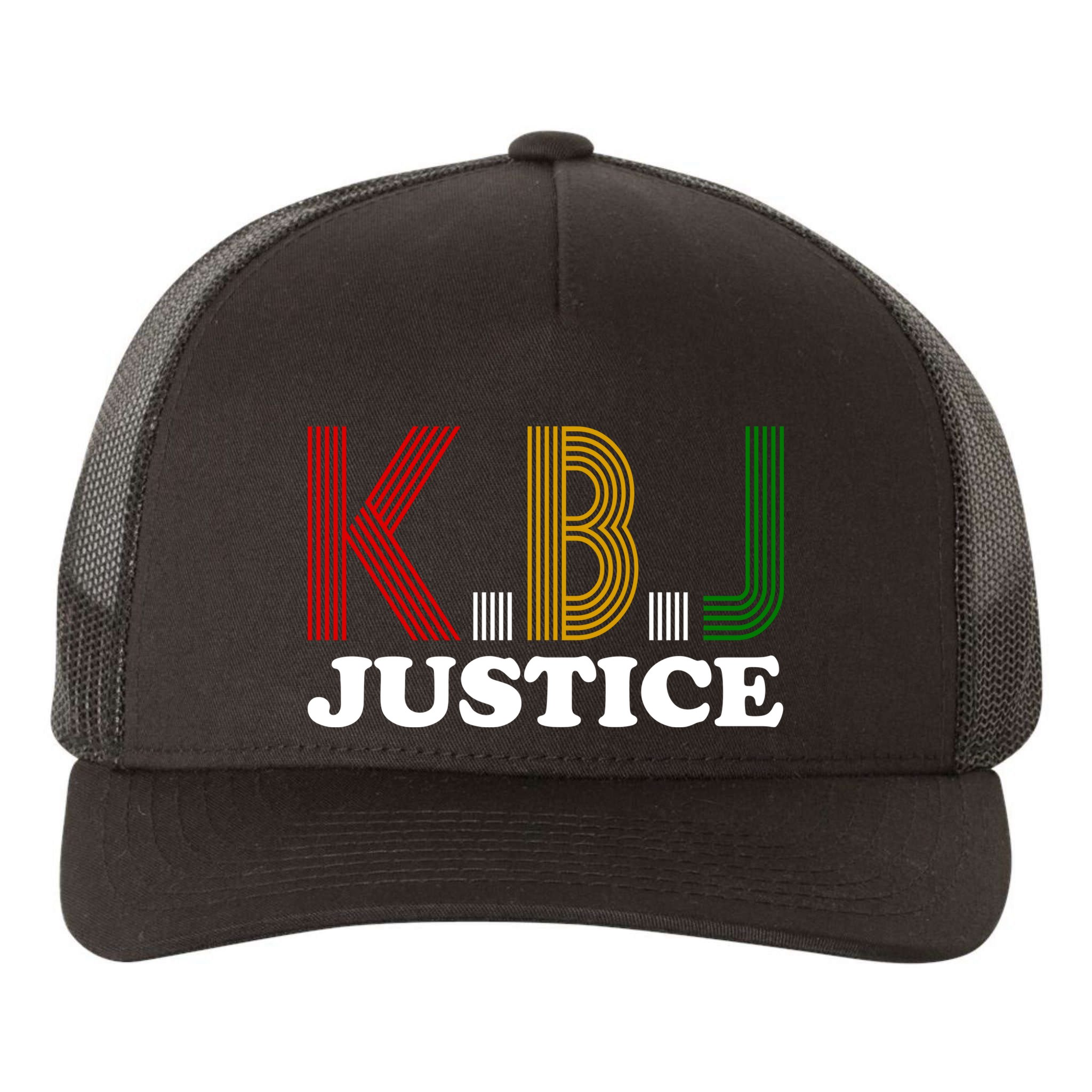 KBJ Justice Retro Yupoong Adult 5-Panel Trucker Hat