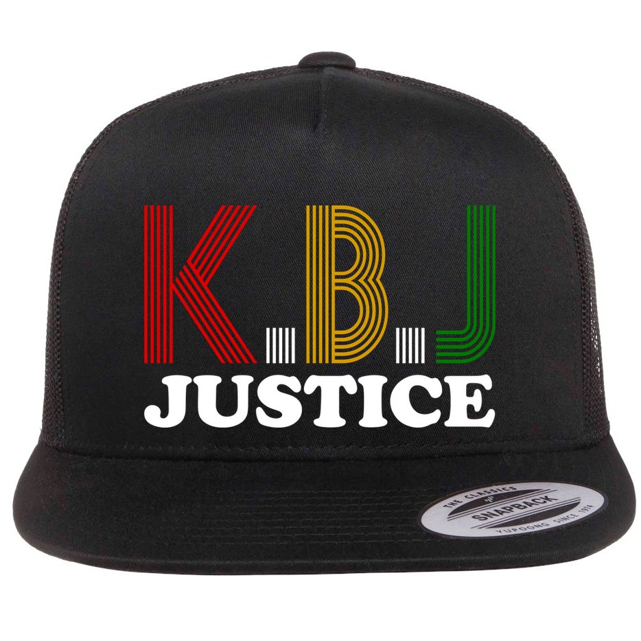 KBJ Justice Retro Flat Bill Trucker Hat