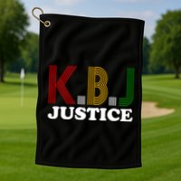 KBJ Justice Retro Golf Towel