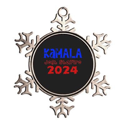 Kamalaharris Josh Shapiro Kamala Josh Harris Shapiro Metallic Star Ornament