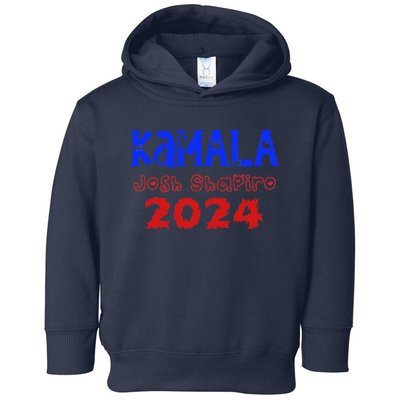 Kamalaharris Josh Shapiro Kamala Josh Harris Shapiro Toddler Hoodie