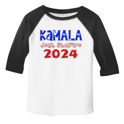 Kamalaharris Josh Shapiro Kamala Josh Harris Shapiro Toddler Fine Jersey T-Shirt