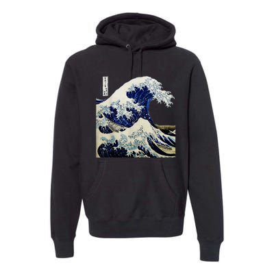 Kanagawa Japanese The Great Wave Premium Hoodie