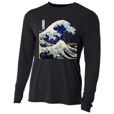 Kanagawa Japanese The Great Wave Cooling Performance Long Sleeve Crew