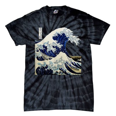 Kanagawa Japanese The Great Wave Tie-Dye T-Shirt