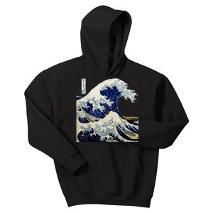 Kanagawa Japanese The Great Wave Kids Hoodie