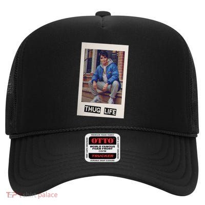 Kris Jenner Thug Life High Crown Mesh Back Trucker Hat
