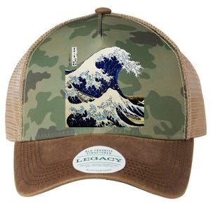 Kanagawa Japanese The Great Wave Legacy Tie Dye Trucker Hat