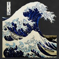 Kanagawa Japanese The Great Wave Cool Comfort Performance Bucket Hat