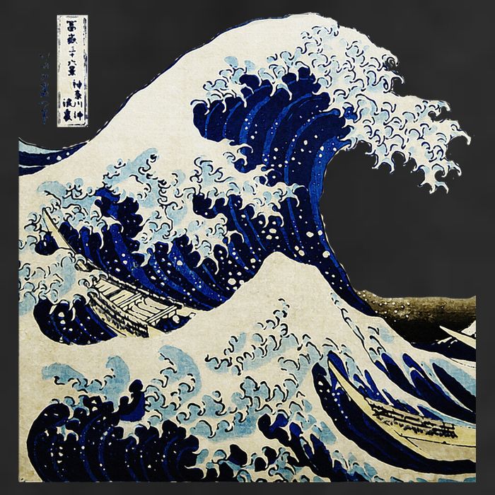 Kanagawa Japanese The Great Wave Cool Comfort Performance Bucket Hat