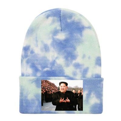 Kim Jong Un Blood Tie Dye 12in Knit Beanie