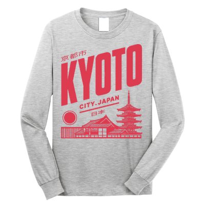 Kyoto Japan Vintage Long Sleeve Shirt
