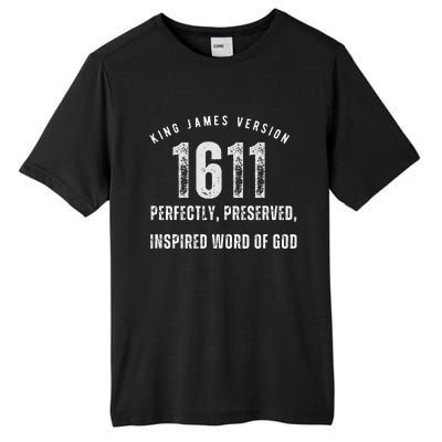 King James Version Kjv 1611 Tall Fusion ChromaSoft Performance T-Shirt