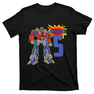 K.i.d.s K.i.d.s 5th Birthday Bot Robot for 5 Yr Old b.o.y.s Girls T-Shirt