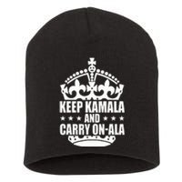 Keep Kamala And Carry Onala Short Acrylic Beanie