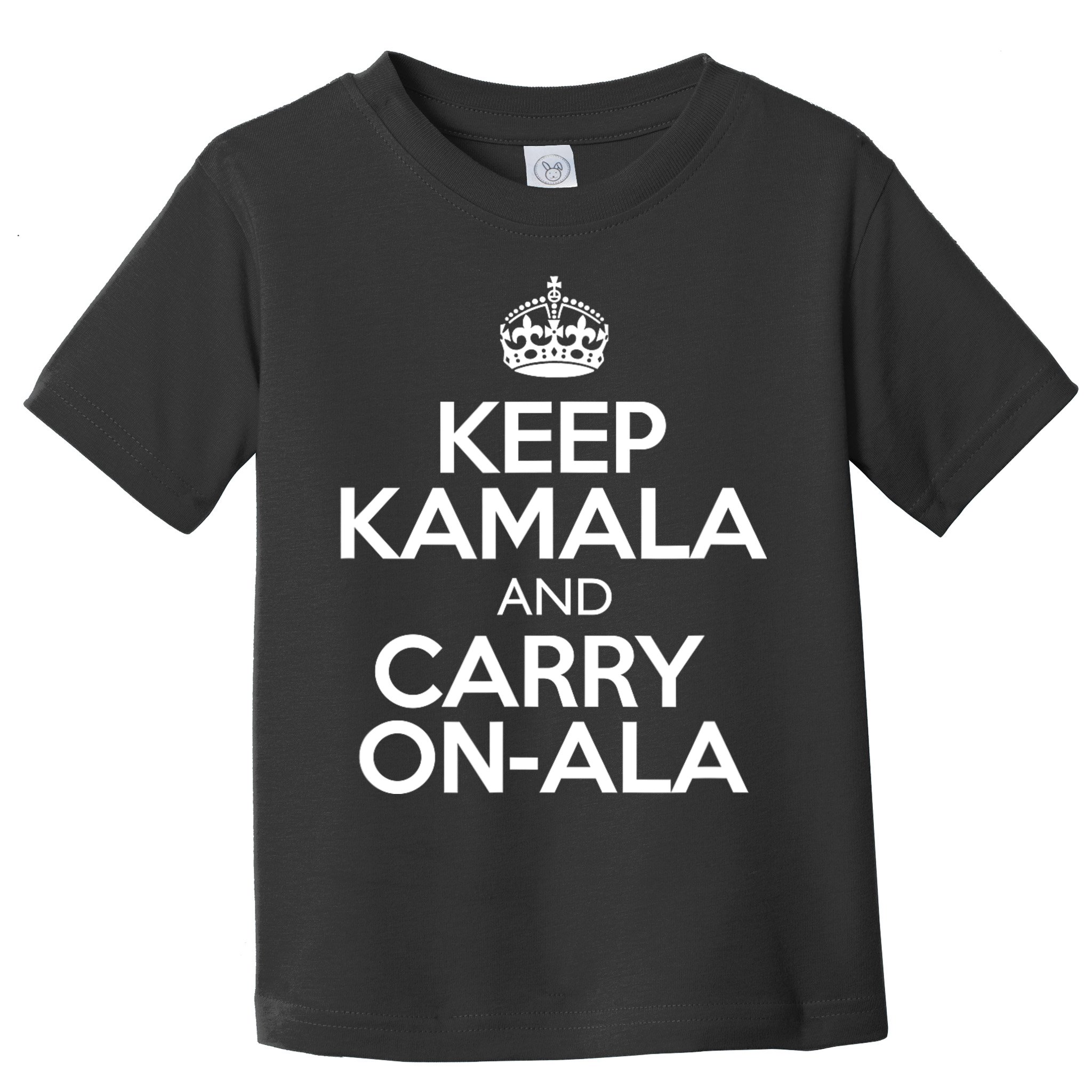 Keep Kamala And Carry Onala! Calm President Harris Meme Toddler T-Shirt