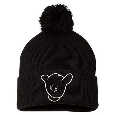 Kaws Pom Pom 12in Knit Beanie